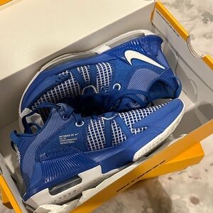 Lebron Witness 7 - Men's Blue and White Athletic Shoes